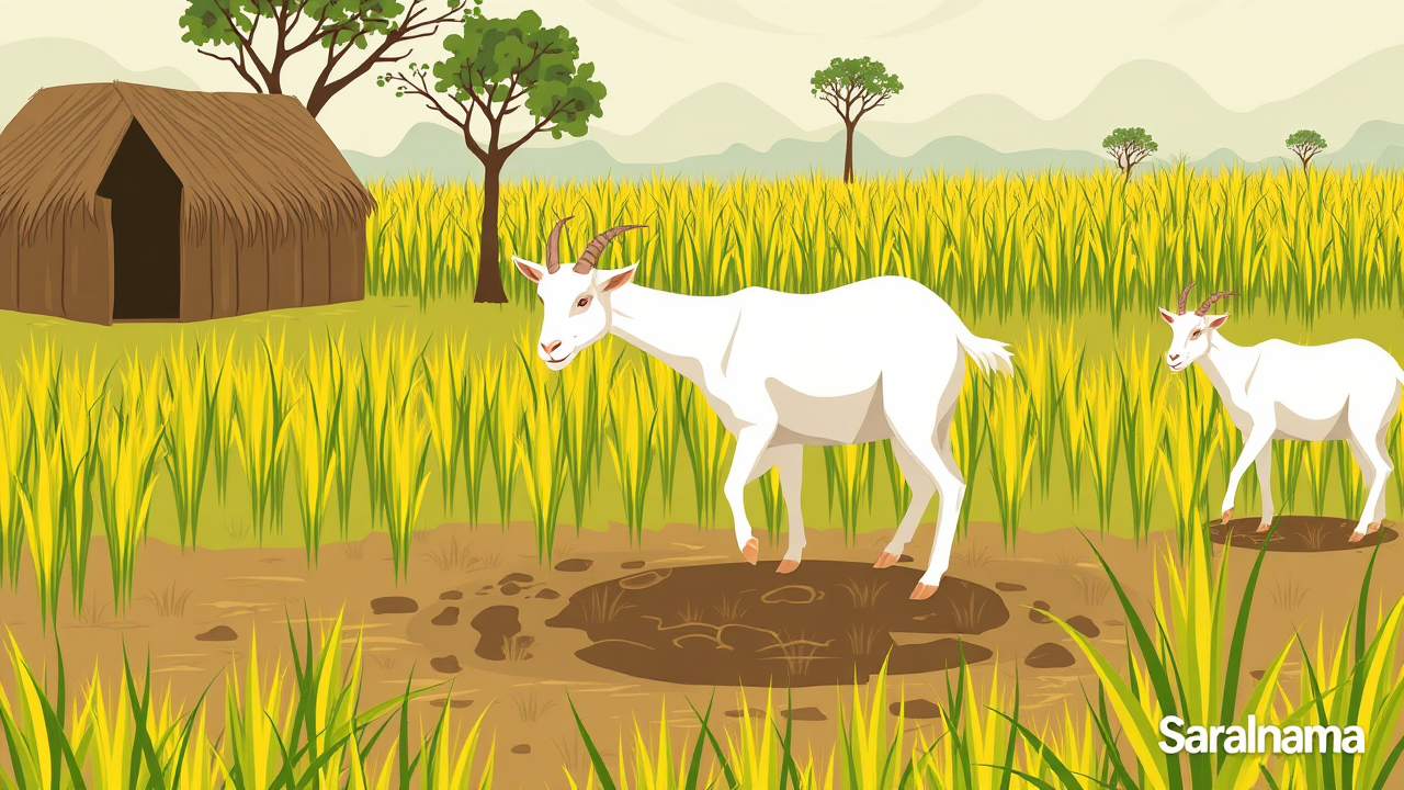 Violent Clash in Gumla Over Goat Eating Paddy