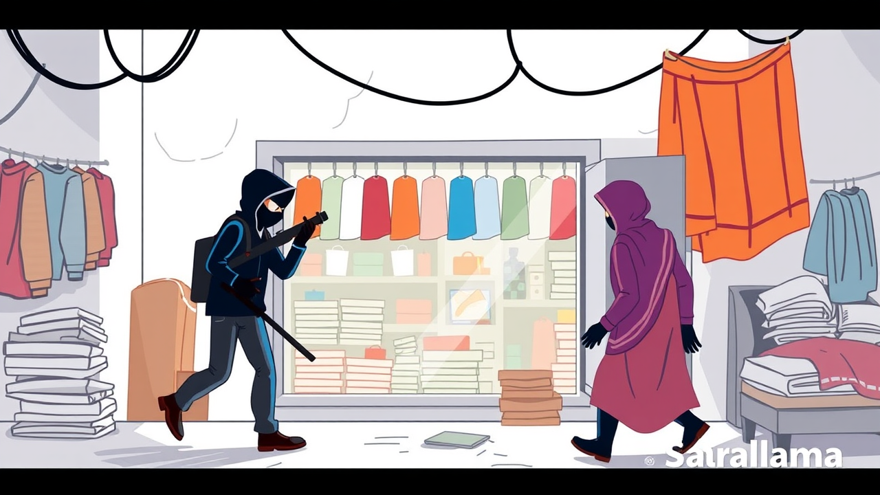 Thieves Steal ₹7.9 Lakh from Cloth Shop in Muzaffarpur