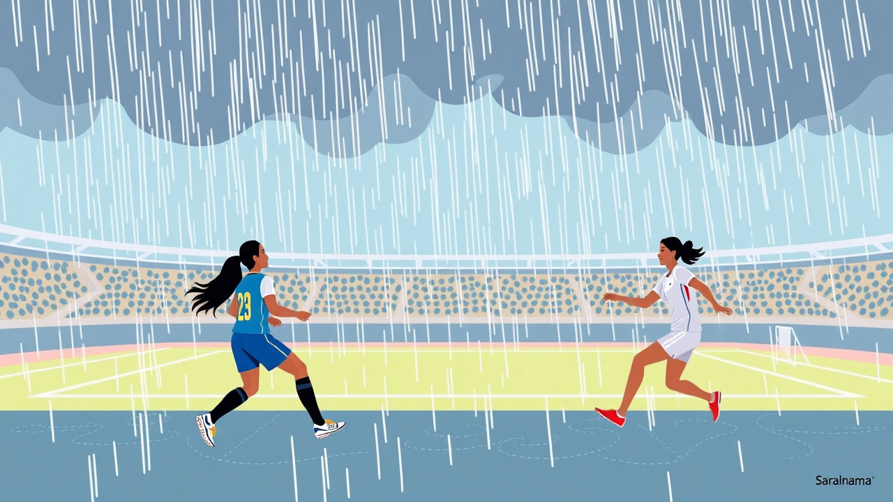 India vs Australia Women's World Cup Semifinal Rain Threat