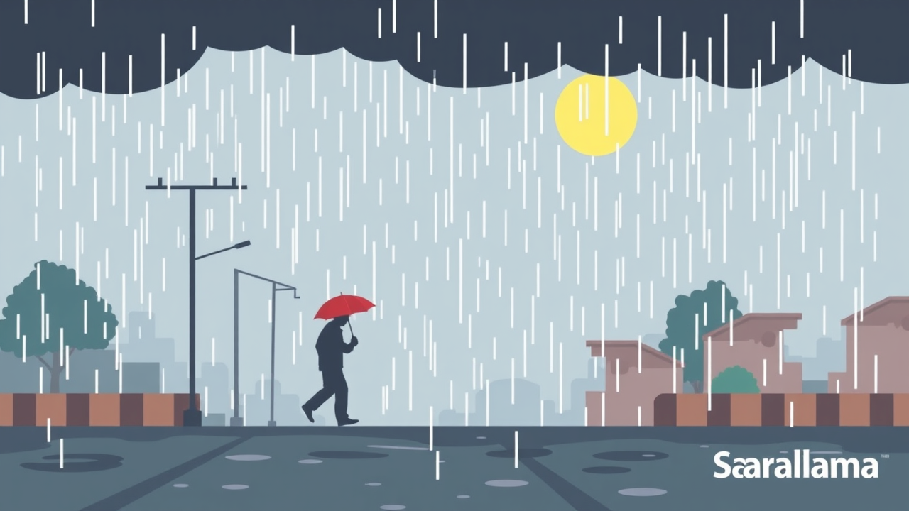 Heavy Rain Alert in Jharkhand: 4-Day Weather Warning Issued