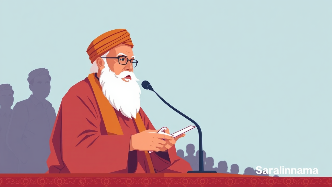 Religious Leader Praises Indian Democracy at Poetry Event