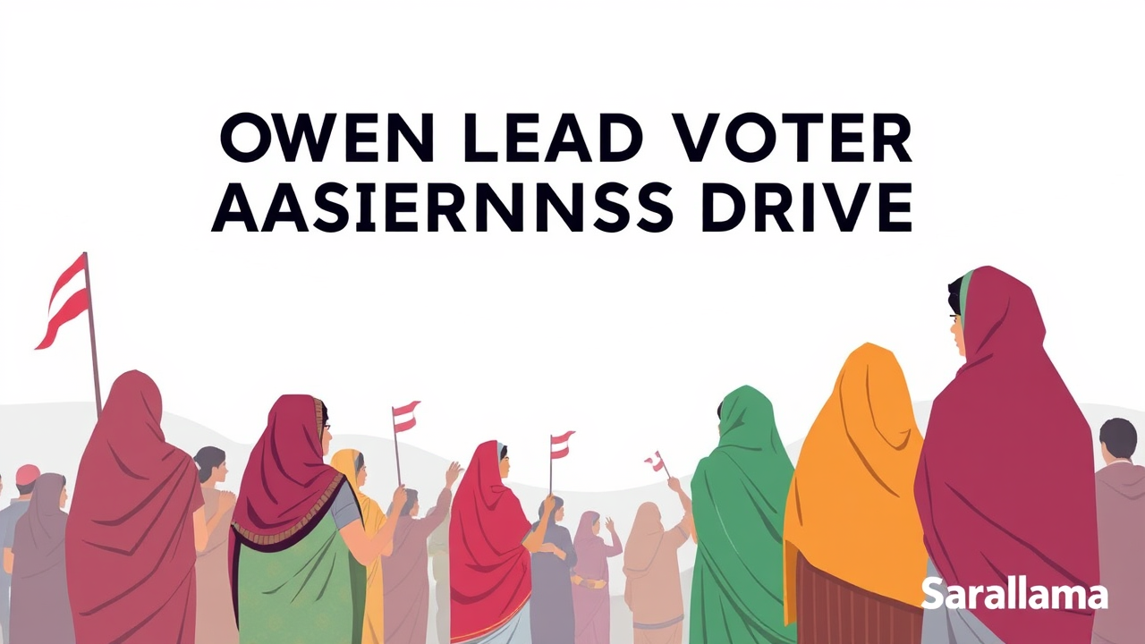 Women Lead Voter Awareness Drive in Saharsa, Bihar