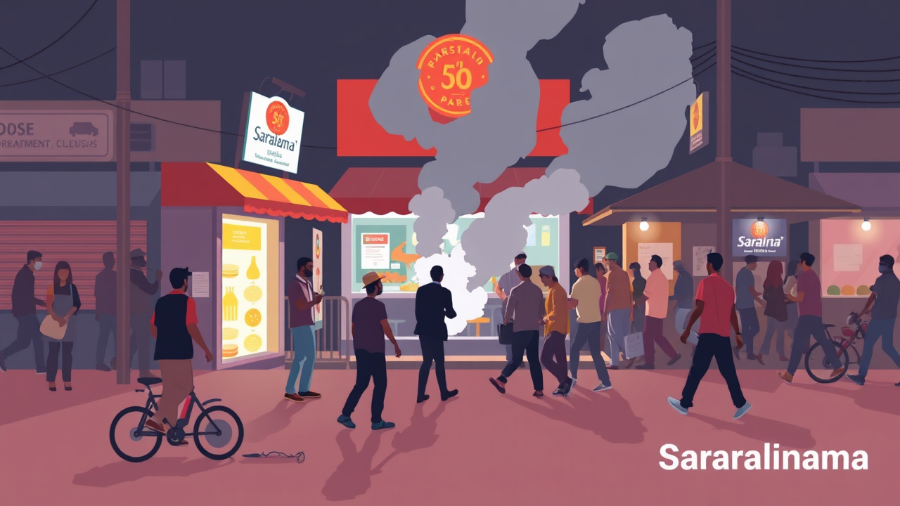 Violent Clash at Panchkula Night Food Street Injures Three