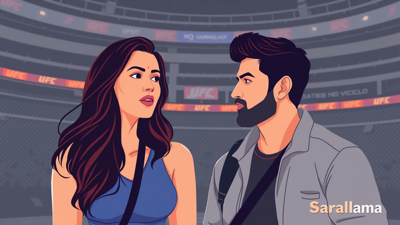 Kriti Sanon, Kabir Bahia Attend UFC 321 in Abu Dhabi