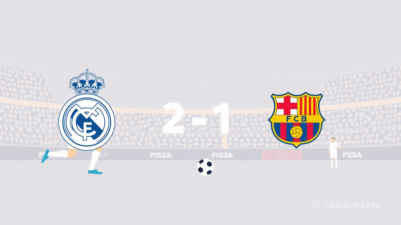 Real Madrid Beats Barcelona 2-1 in El Clasico