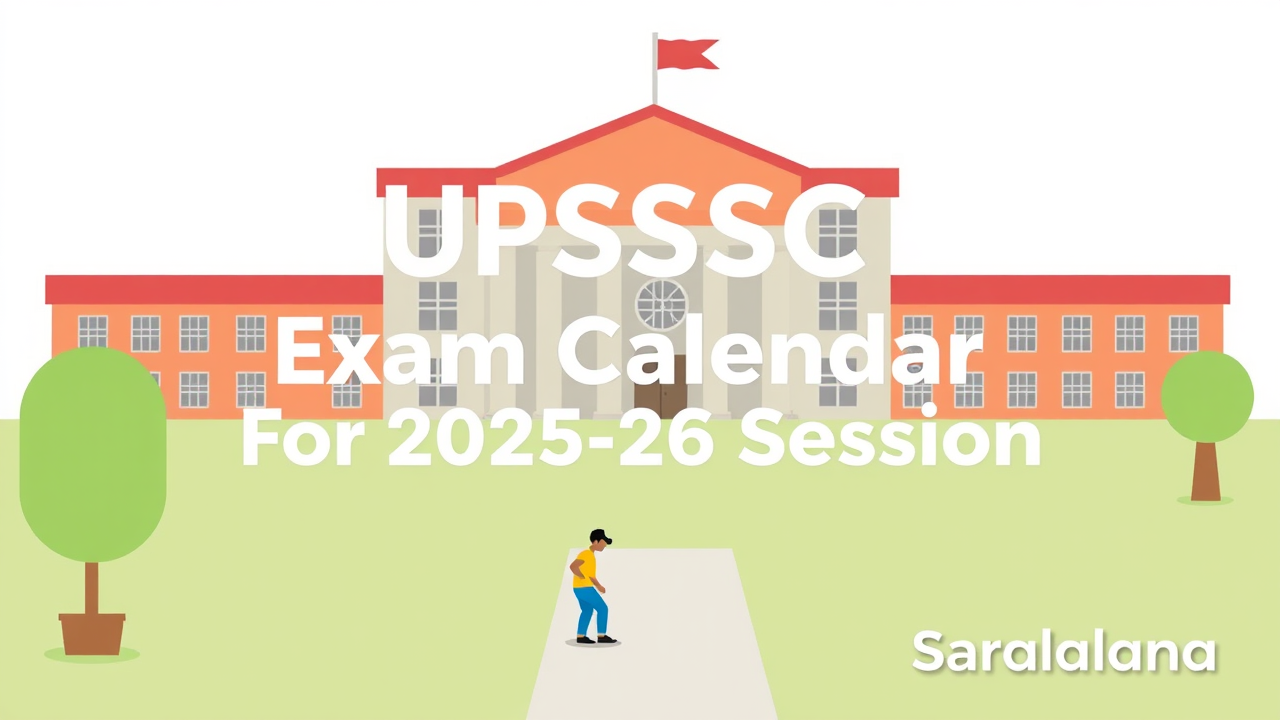 UPSSSC Releases Exam Calendar For 2025-26 Session - Education Bytes