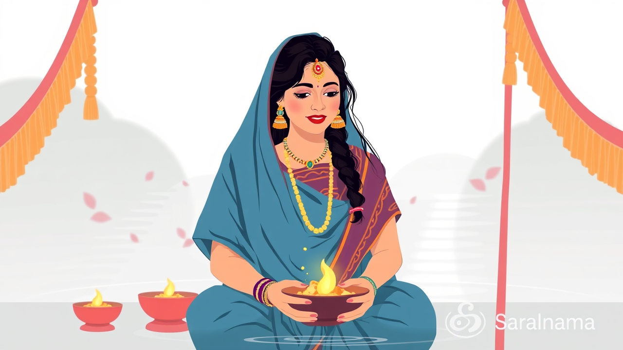 Actress Akshara Singh Celebrates Chhath Puja with Devotion