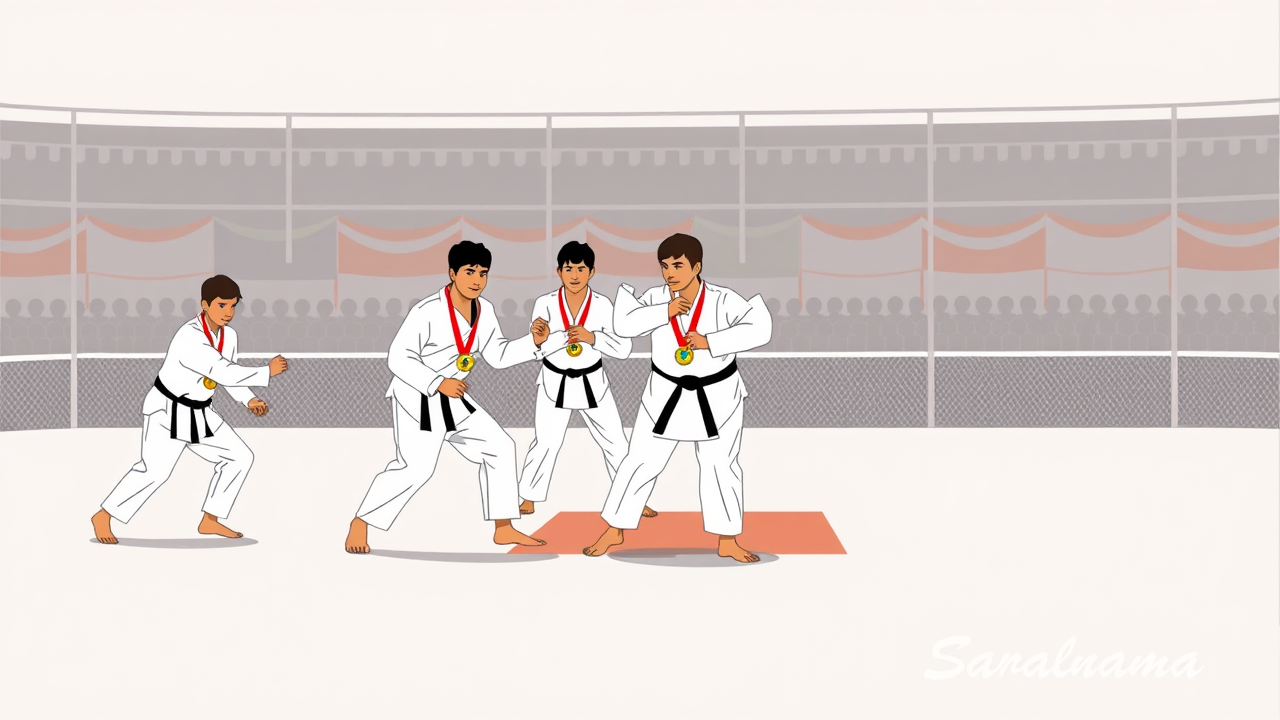 Hanumangarh Wins 43 Medals in State Qwan Ki Do Championship