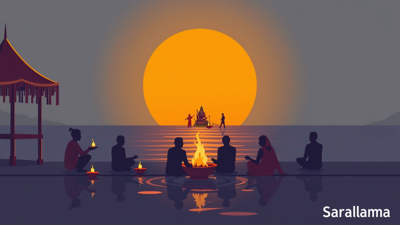 Chhath Puja: Devotees Offer Arghya to Setting Sun in Guna