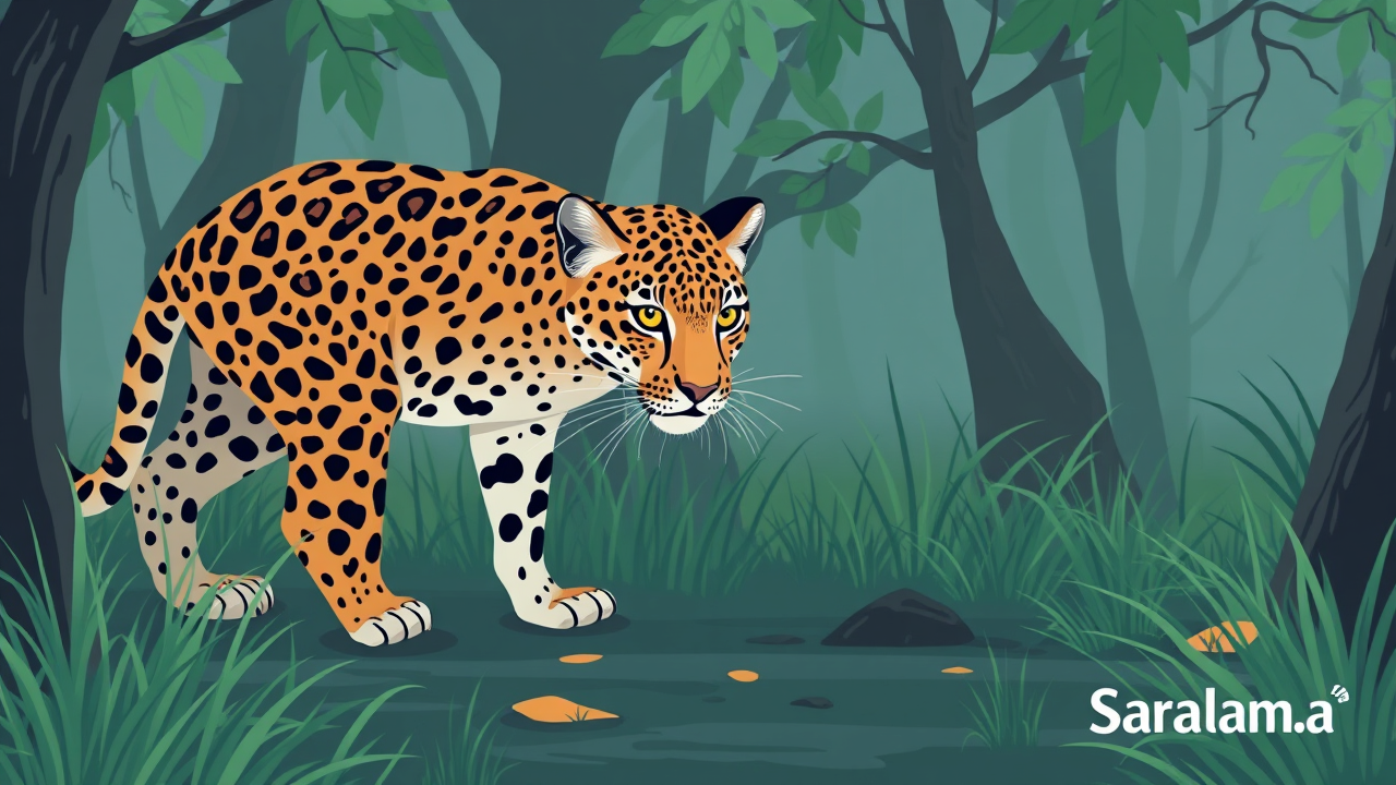 Leopard Caught in Forest Trap in Bijnor, India