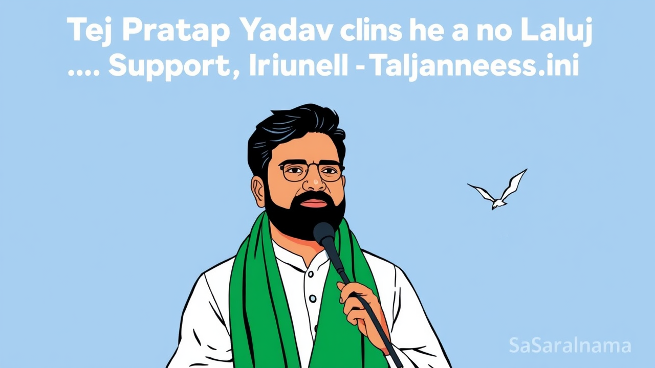 Tej Pratap Yadav Claims No Lalu Support, Unlike Rahul-Tejashwi