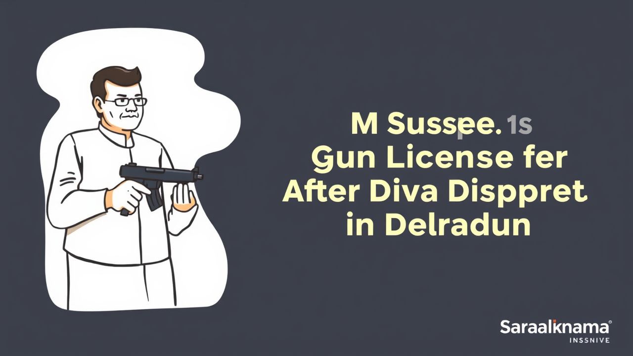DM Suspends Gun License After Diwali Dispute in Dehradun