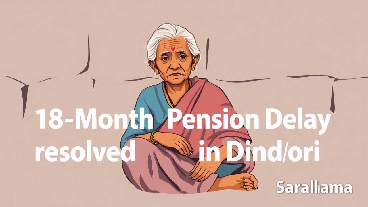 Elderly Woman's 18-Month Pension Delay Resolved in Dindori