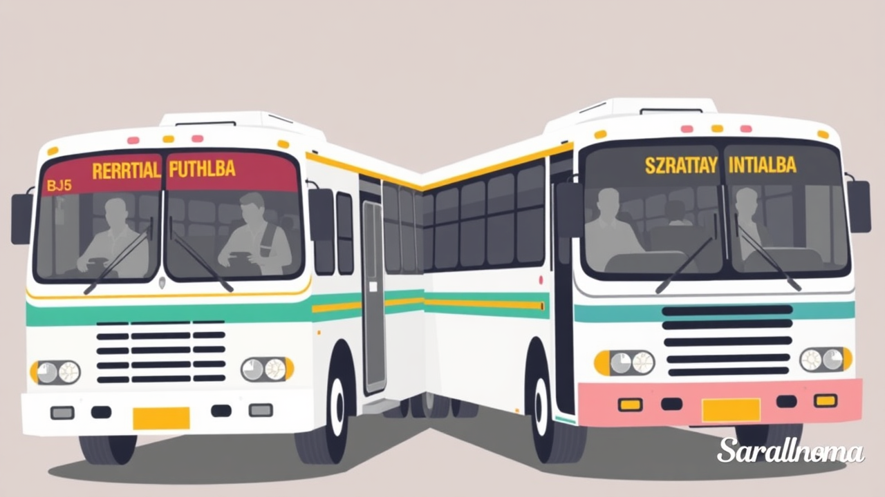 Two Buses with Same Number Seized in Churu, Fine Imposed