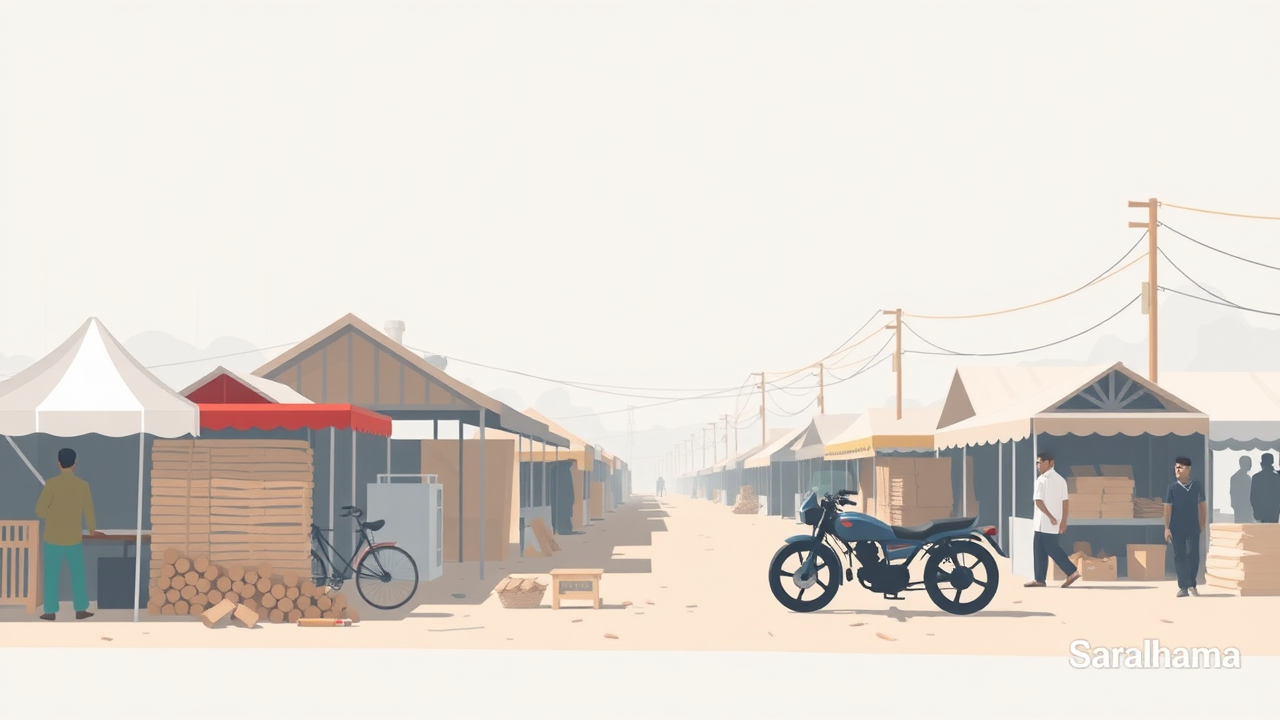 Ballia's Dadri Fair: Parking and Wood Market Auctioned