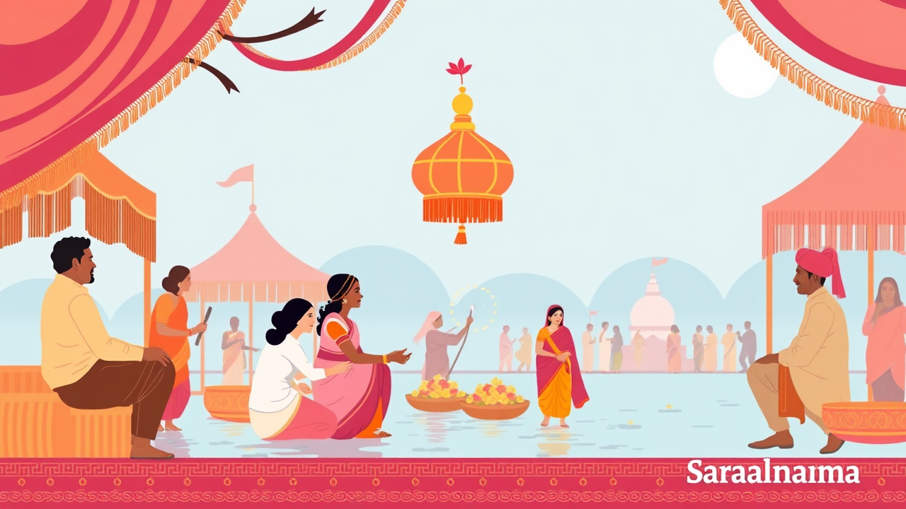 Chhath Puja Voter Awareness Drive in Lakhisarai