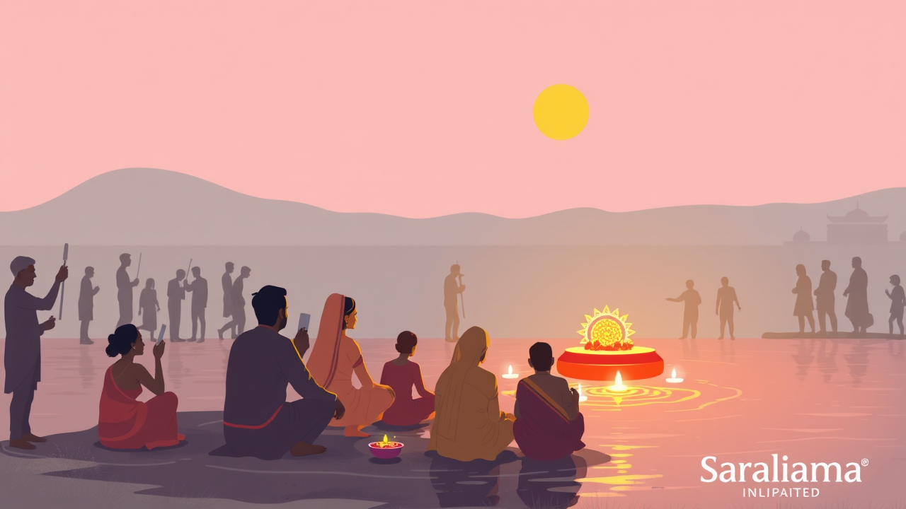 Chhath Puja Concludes with Devotees Offering Prayers to Sun God