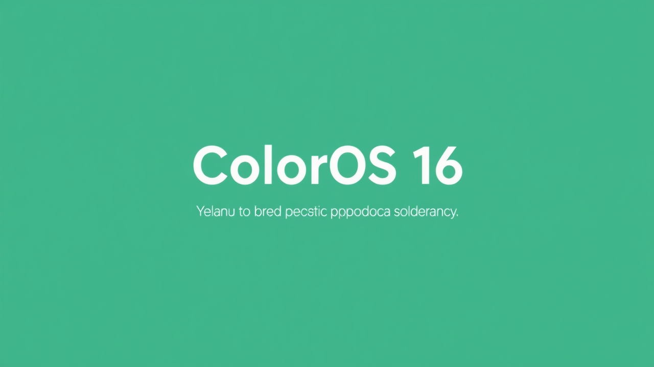 OPPO launches ColorOS 16 globally with major AI and performance upgrades