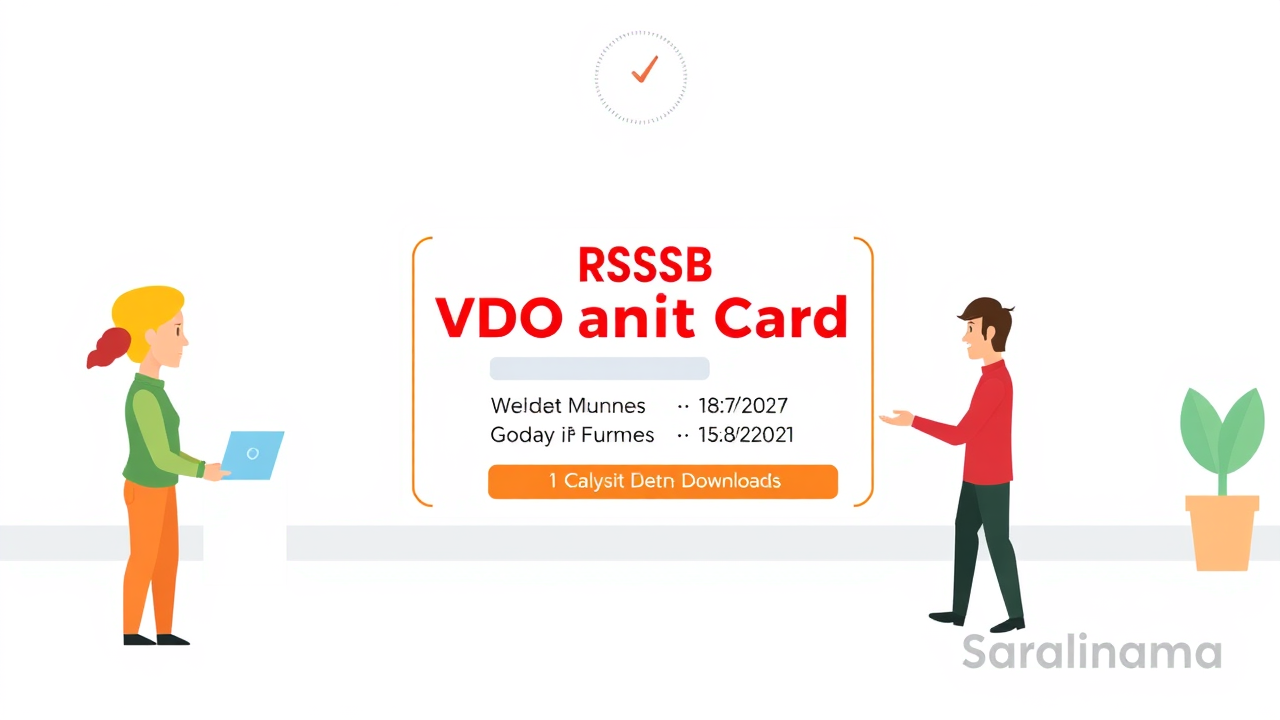 RSSB VDO Admit Card 2025 Link, Exam City, Exam Date, Hall Ticket Download