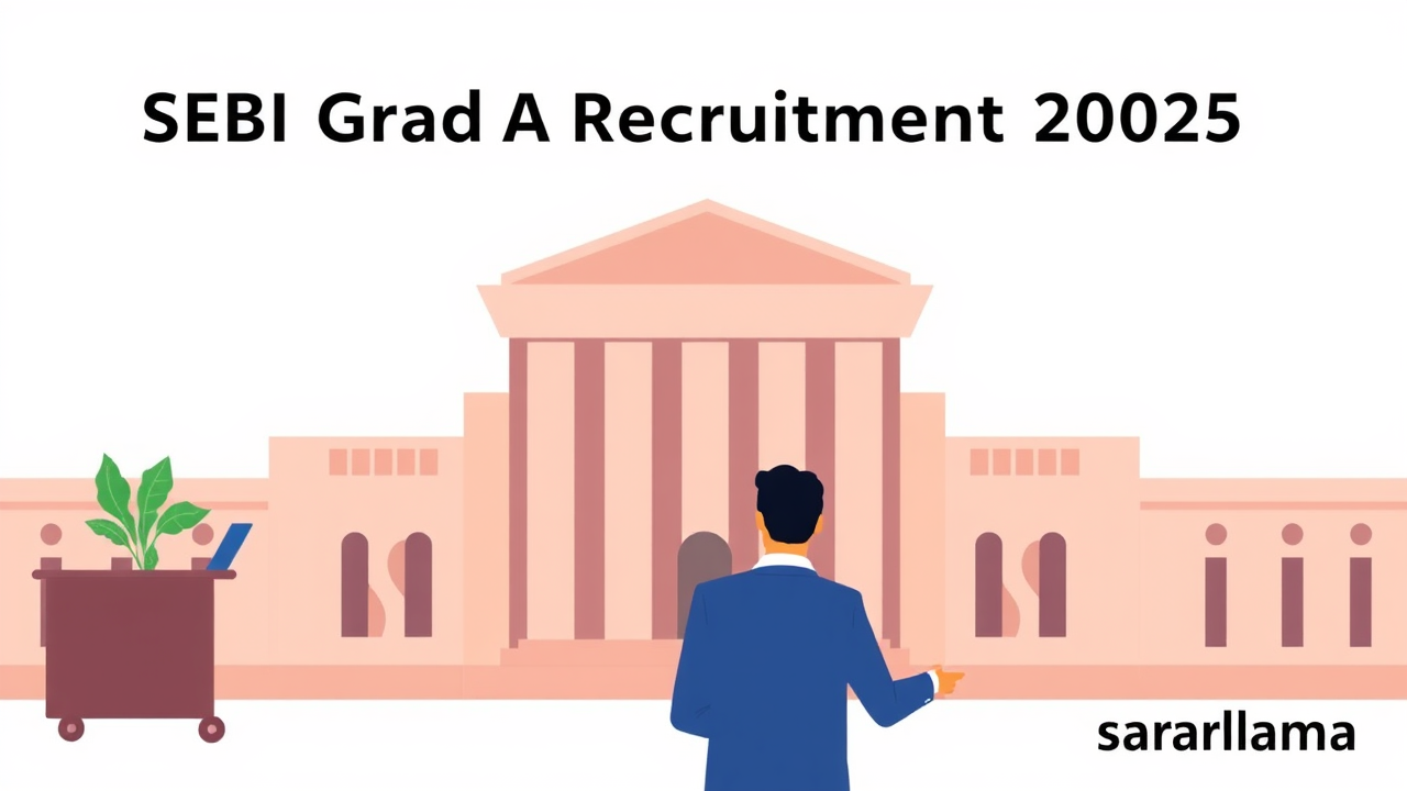 SEBI Grade A Recruitment 2025 {110 Posts} Apply Online