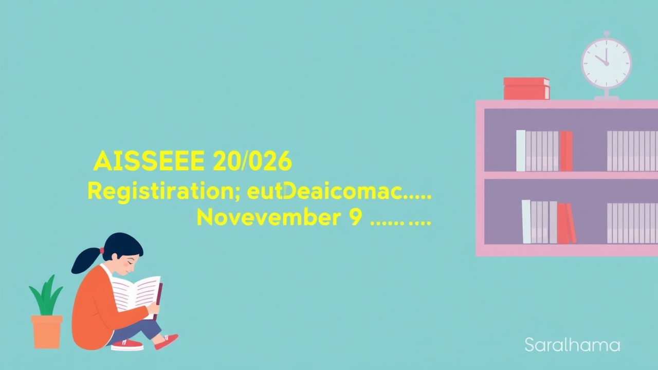 AISSEE 2026 Registration: Deadline Extended till November 9 at…