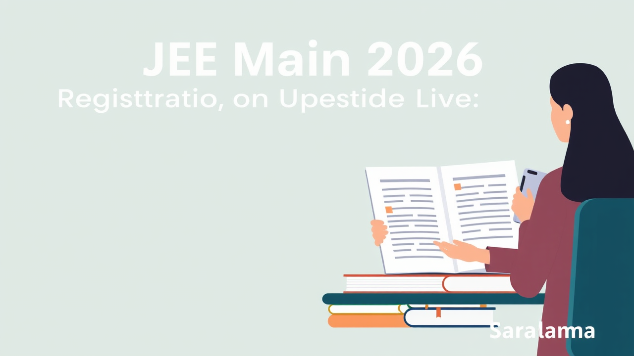 JEE Main 2026 Registration Updates Live