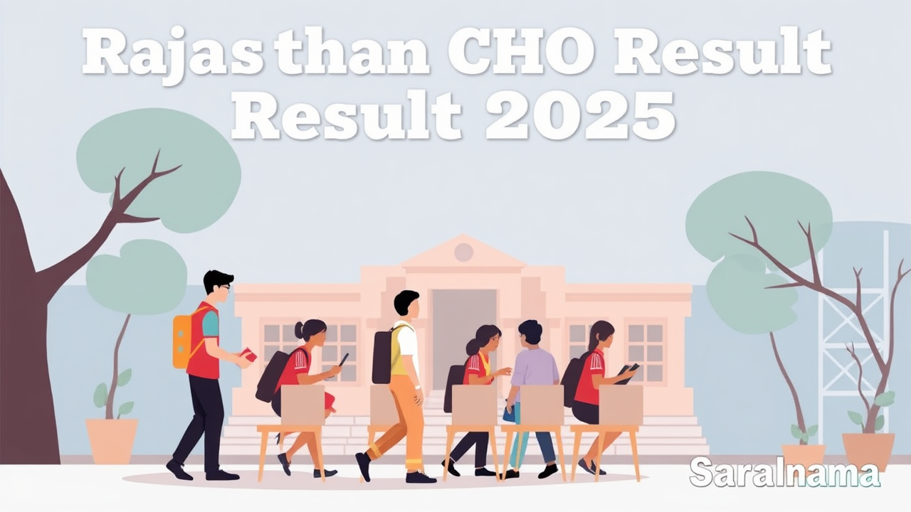 Rajasthan CHO Result 2025 OUT: rssb.rajasthan.gov.in