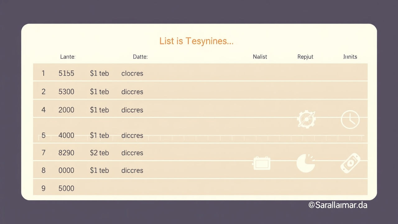 List of SI Units and Symbols