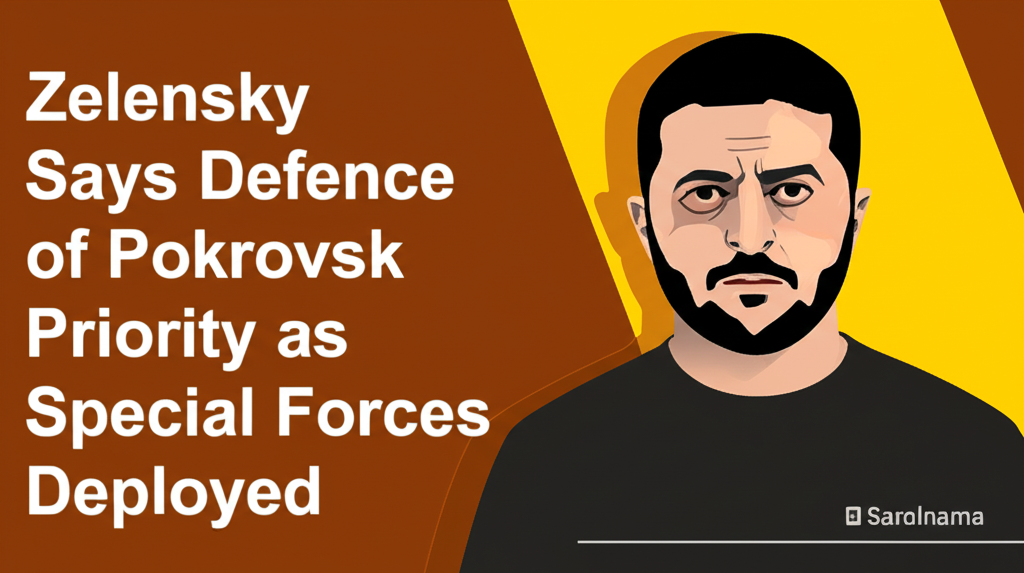 Zelensky Says Defence of Pokrovsk Priority as Special Forces Deployed