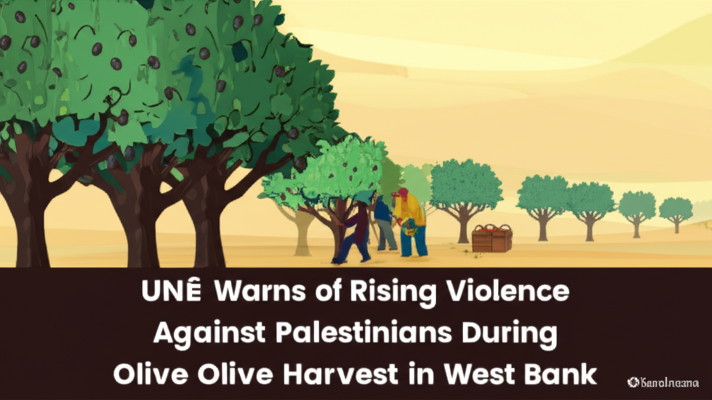 UN Warns of Rising Violence Against Palestinians During Olive Harvest in West Bank