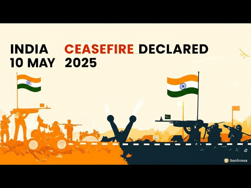 India-Pakistan Ceasefire Declared on 10 May 2025