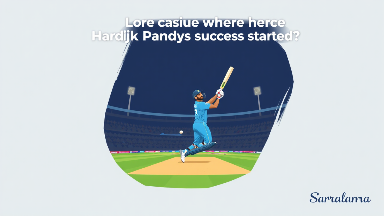 Which was the match where Hardik Pandyas success started?