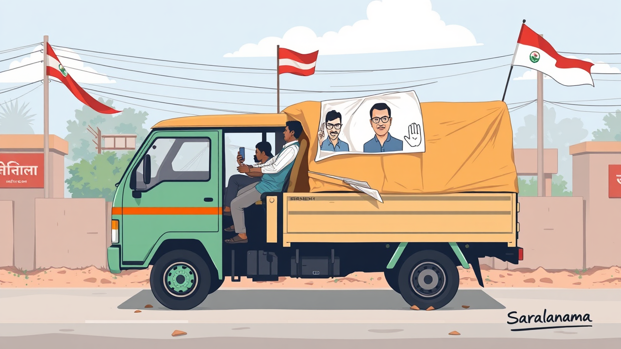 # Action Taken for Tearing Poster on Campaign Vehicle in Gaya

In Gaya, action has been taken against individuals for tearing posters displayed on a campaign vehicle. The incident occurred during political campaigning activities in the district.

Local authorities responded to complaints about the vandalism of campaign materials. Such acts are considered violations of election conduct rules and public order.

The exact details of the action taken, including whether arrests were made or fines imposed, have not been specified. Campaign vehicles are commonly used during election periods to promote candidates and political parties.

This incident highlights the tensions that can arise during active political campaigning seasons in the region.