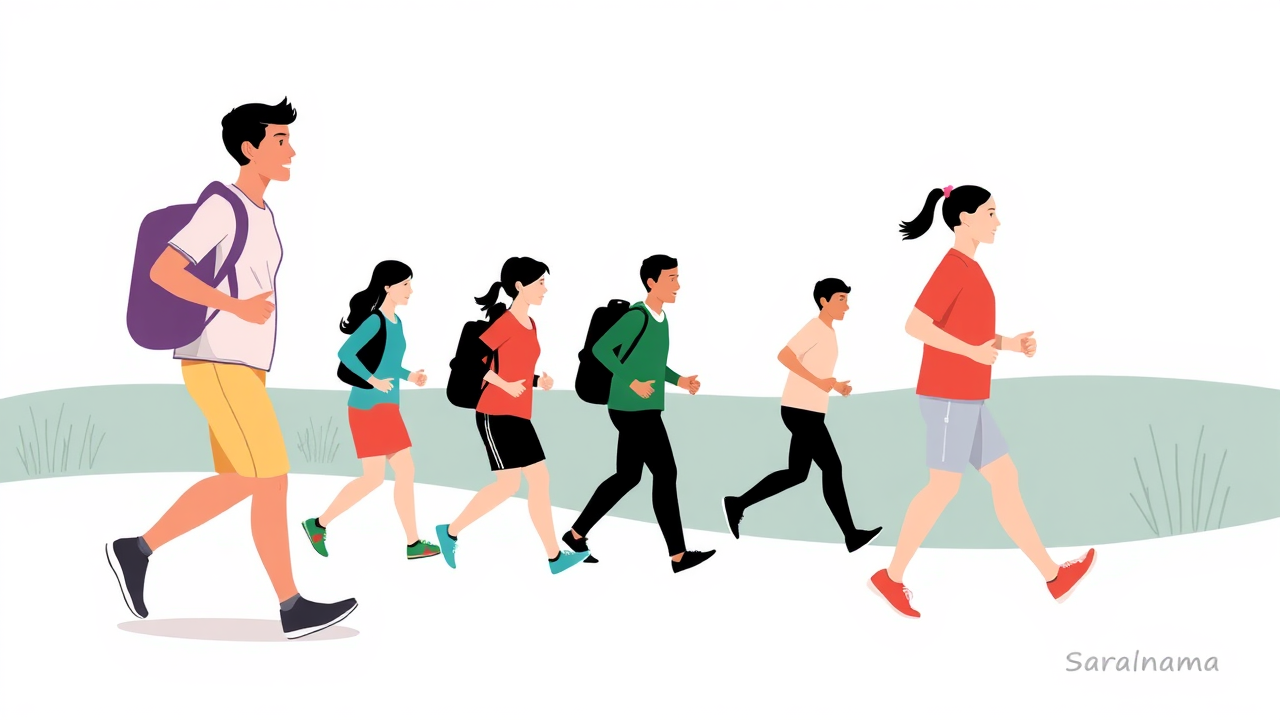 Which is better, one long walk or many short ones?