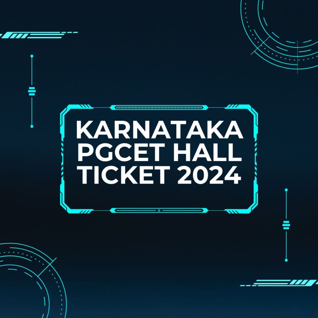 Karnataka PGCET Hall Ticket 2024